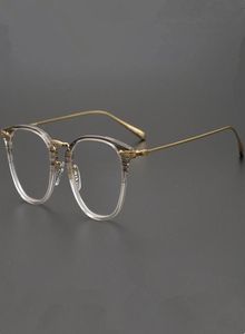 Quality 5307D Puretitanium gold wire frames Vintage round fullrim for prescription glasses 4921145fashional ultralight unisex 1538986