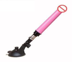 PinkWhite Accessori per macchine del sesso Macchina automatica per mitragliatrice per dildo Attacco per masturbazione femminile Giocattoli sessuali con ventosa fissa7787519