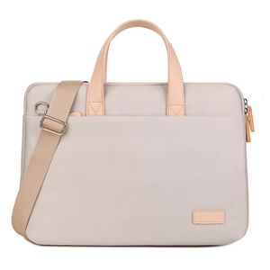 Lightweight Laptop Bag Portable Women Business Shoulder Messenger 1415 Inch Handbag Waterproof Storage Bags Briefcases 240109