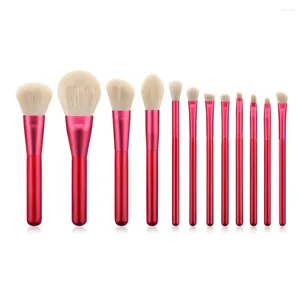 Make-up Pinsel Professionelle 12 Teile Set Für Frauen Foundation Concealer Augenbraue Lidschatten Pulver Schönheit Kosmetische Werkzeuge Kit