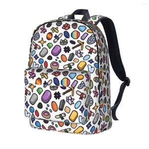 Backpack Mining Bundle Graffiti Cartoon Streetwear Backpacks Youth Outdoor Style Big School Bags Colorful Rucksack