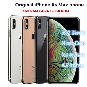 Renoverad original olåst Apple iPhone XSmax Phone 4G RAM 64 GB 256 GB ROM med ansikts -ID