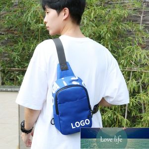 Casual Men Fashion Chest Bag All-Match Small Shoulder Bag Mobile Phone Bag Lightweight for Going out Travel Messenger Bags