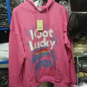 Designer Hoodie Men's Hoodies Sweatshirts Lucky Letter 777 tvättade Old High Street American tröja par hoodie för man och kvinnor