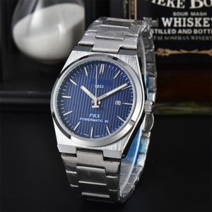 2023 Nytt högkvalitativt toppmärke Tisstx Prx Series Mens Watch Luxury Sapphire Mirror Men Powermatic Designer Movement Watches Quartz Man Watchwristes Montre