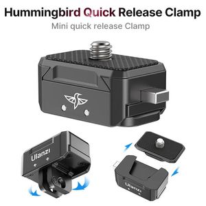 Tripodlar Ulanzi Hummingbird Hızlı Bırakma Sistemi DSLR GoPro Ball Head Tripod Sihirli Kol Hızlı Anahtar Kiti Accessoreis Hızlı Realse Plaka