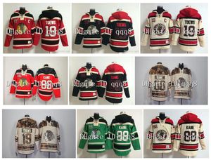 Old Time Hockey Jerseys 19 Jonathan Toews 88 Patrick Kane Tony Esposito Hoodie Pullover Bluzy zimowe Clark Griswold Bobby Hull