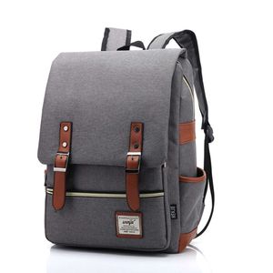 New Personalized Men's and Women's Outdoor Canvas Large Travel Fashion Backpack