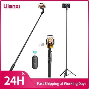 Selfie Monopods Ulanzi SK-03 1,5 m Bluetooth Wireless Selfie Stick stativ Monopod för smartphonehjälte 12 11 10 9 8 Insta360 x3 DSLR Camera YQ240110