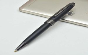 Black Classic 163 Matte Metal Ballpoint Pen Lead Office Stationery Promotion Writing Refill Penns Gift XY20061081041061