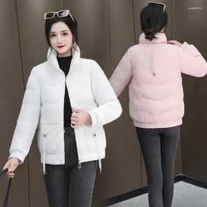 Women's Trench Coats 2024 Short Winter Loose Down Cotton-Padded Coat