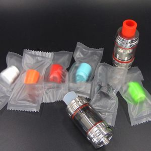 810 Silicone Drip Tip Wide Bore Disposable Colorful Mouthpiece Cover Rubber Test Caps with Individual Single Package For TFV8 big baby Goon Kennedy wholesale price