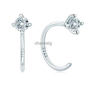 Stud ZFSILVER Fashion s925 Silver Moissanite Classic Fine Exquisite Paw 4 C Earrings For Charm Women Accessories Jewelry Gift EMO-187 YQ240110