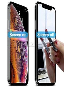 8D Mirror Screen Protector Temperted Glass dla iPhone'a 14 13 Pro Max 12 Mini X XR SE Makeup Mirror Design dla iPhone 11 Pro XS Max 89909936