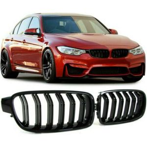 Nowa przednia kratka nerkowa dla BMW 3 serii F30 F31 F35 316I 318I 320I 328I 330i 2011-2019 Wymiana samochodu Racing Grille Gloss Black