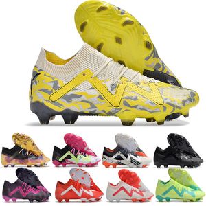 Cleats Quality New Soccer Shoes Future Ultimate FG Knit Football Shoes Cleats Mens Firm Ground Soft Leather Comfortable Training Neymars Soccer Boots Sports Shoes
