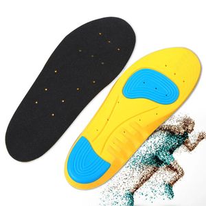 Sportsinsulor för skor Solar Flat Foot Arch Support Chock Absorbering Insole Men Women Shoe Pad Inserts Gel Cushion Palmilha Eva 240110