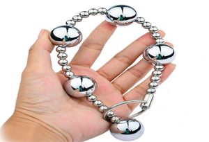 BDSM Sex Toys Anal Plug Anal Massage Butt Plug Stainless Steel Anal Balls Beads Chain Plug Fetish Masturbation Sex Products For Wo7449729
