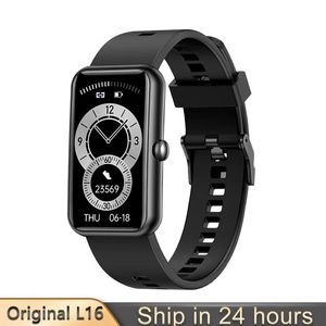 Uhren L16 Smart Watch Männer Uhr für Frauen 2021 Fitness Tracker Sport Armband L16 Smartwatch für Huawei Xiaomi Telefon PK smart Band 6