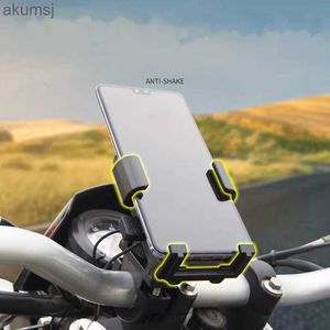 Cell Phone Mounts Holders Waterproof Motorcycle Bicycle Moto Bike Mobile CellPhone Navigation Holder Support Motorbike handlebar Mount Clip Bracket YQ240110