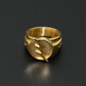 Collane The Flash Season Cosplay Reverse Flash Anello in acciaio inossidabile 316l Gioielli regalo da uomo