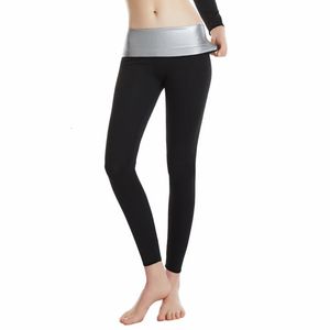 CHENYE Shaper Pantaloni Sauna Shaper Sudore Effetto Sauna Pantaloni Dimagranti Shapewear Allenamento Palestra Leggings Fitness Pantaloni a Vita Alta 240109