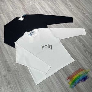 Men's T-Shirts Embroidery Cole Buxton Long Sleeve T-Shirt Men Women Quality Oversized Bla White Base T Shirt Tagyolq