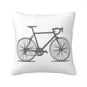 Pillow Road Bike - Faded Grey Design Throw Luxury Case Sleeping Pillows S For Children