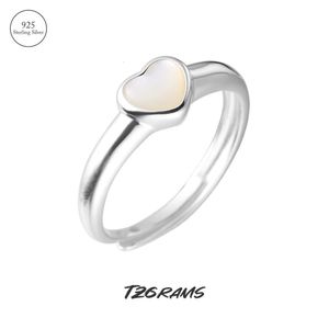 925 Sterling Silver Women'S Simple Ring With Moon Stone Wedding Natural Gemstone Ring Aesthetic Korean Trendy Fine Jewellery 240109