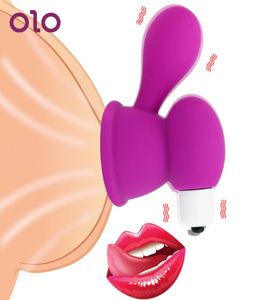 OLO mamilo otário vibrador massageador de mama Bomba de mama Aumentar o massageador de clitóris vibratórios Toys de estimulação do mamilo para mulheres M9573289