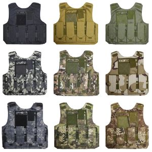 Outdoor Airsoft Tactical Kids Children Vest Uniform Army Military Equipment Kids Boy Girl Camouflage Combat CS Hunting Clothes 240110