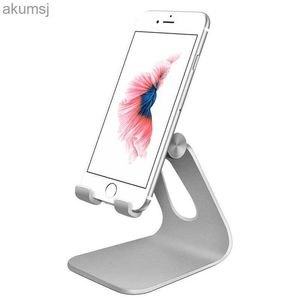 Cell Phone Mounts Holders Desk Mobile Phone Holder Metal Cell Phone Support For X XS MAX 8 7 6 12 13 14 Plus Aluminum Phone Stand For YQ240110