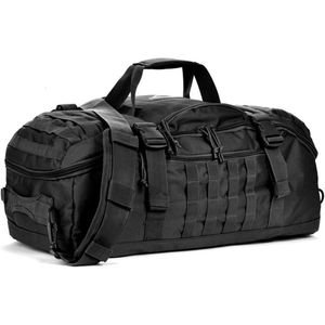 40L 60L 80L Travel Duffel Bag Militär taktisk ryggsäck med justerbar remmarväska för män Kvinnor Vattentäta gymväskor 240109