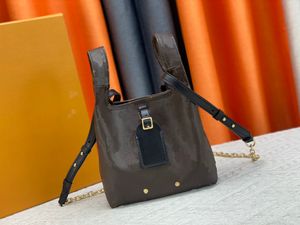 Дизайнерские сумки с цепочкой-ведром через плечо, сумка для покупок, парусиновая кожаная повседневная модная сумка для путешествий