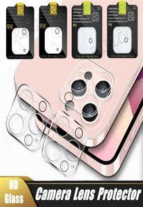 Protetor de tela de lente de telefone para iPhone 14 14Pro 13 13pro 12 Mini 11 Pro MAX Capa traseira 3D transparente resistente a arranhões Câmera traseira 7715941