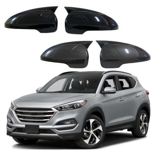 New OX Horn Side Wing Mirror Cover Caps For Hyundai Tucson 2015-2020 Rearview Mirror Cover Shell Case Trim Add on Car Accessories