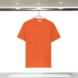 Men's T-Shirts Mens T Shirts Designer Three-Dimensional Relief Short Sleeve Crewneck Top For Men And Women couples AZXM