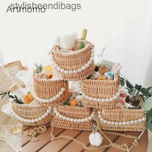 Schoudertassen Gepersonaliseerde Handgemaakte Rieten Rotan Top Handvat Tas Str Strand Schoudertas Vakantietas Bruidsmeisje Cadeau Tote Bruiloft Feestcadeaustylisheendibags