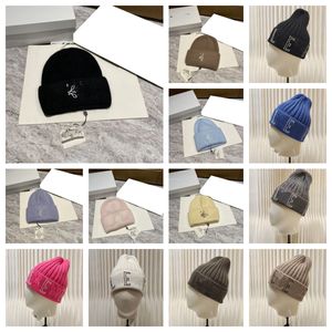 Unisex Fashion Wool Knitted Women Designer Beanie Cap Winter Cashmere Woven Warm Hat for Men Birthday Gift