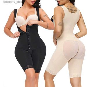 Waist Tummy Shaper Body Shaper Women Waist Butt Lifter Flat Stomach Slimming Binders Bodysuit Sheath Belly Pulling Corset Panties Shapewear Q240110