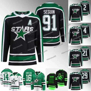 Personalizado Homens Mulheres Juventude Dallas''stars''jersey Jason Robertson Jake Oettinger Miro Heiskanen Jamie Benn Joe Pavelski Wyatt Johnston Jani Ice Jersey