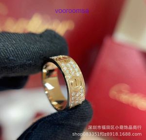 Top quality Carter rings for women and men Full Sky Star Ring Gold Classic Plated with 18K Couple No Diamond Fashion Gift With Original Box