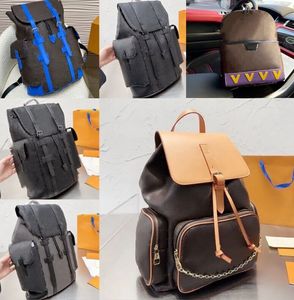 Novo estilo de alta qualidade designer saco mulheres designer de moda mochila homens mochila de viagem clássico impresso revestido lona parquet couro mochila mochila