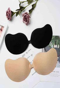 5PC Unsichtbarer Push-Up-BH Rückenfreier trägerloser BH Nahtloser Frontverschluss Bralette Unterwäsche Damen Selbstklebender Silikon-Klebe-BH 3387691