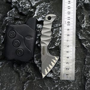 Miller.Bros Mini Belt Tactical Straight Knife Z-Wear Steel Outdoor Hunting Camping Survival Knife EDC Tool Good With Resistance 480