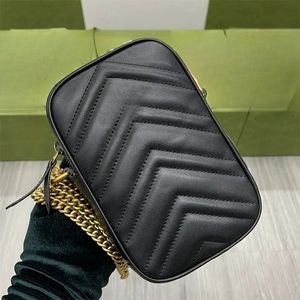 10A Mirror Quality Designer Mobile Phone Bag 17cm Cellphone Pouch Mini Crossbody Women Chain Bags With Box c8