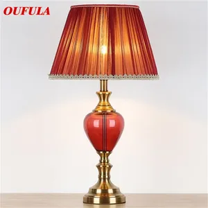 Table Lamps PLLY Ceramic Desk Luxury Modern Contemporary Fabric For Foyer Living Room Office Creative Bed El