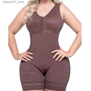 Midja mage shaper body shaper faja bodysuit corset topp bustier original colombianska benslar postpartum bantningsformulär kvinnor underkläder Q240110