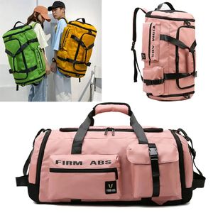 Stor taktisk ryggsäck Kvinnlig gym fitness rese bagage handväska camping träning axel duffle sportsäck för män resväskor 240110