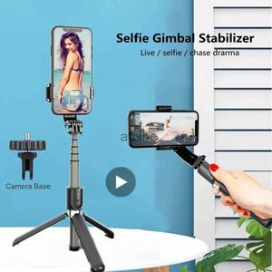 Stabilizatörler android aksiyon kamera selfie çubuğu mobil cep telefonu tutucu için gimbal stabilizatör tripod bluetooth cep telefonu akıllı telefon yq240110